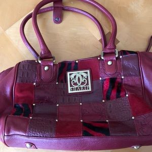 Like new Sharif purse in a glamorous red